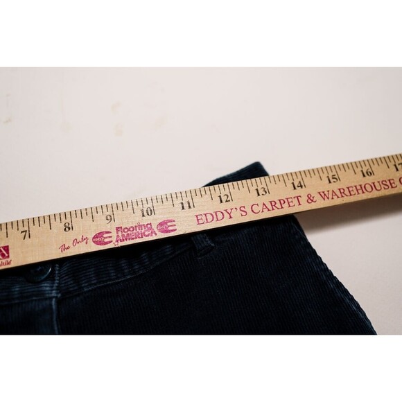 L.L. Bean blue gray corduroy jeans pants 500953 classic fit 4 Petite - Picture 7 of 10